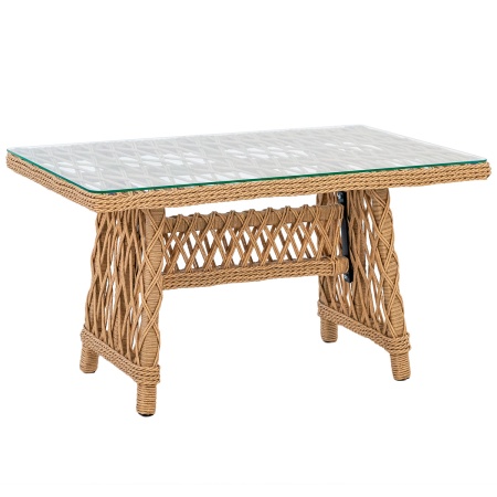 Стол кофейный RIVIERA со стеклом