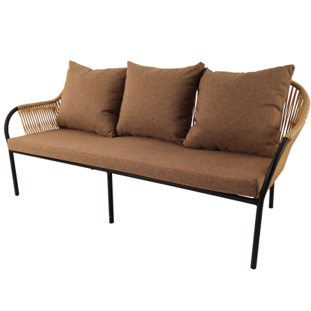 Диван NUAR 3-местный с комплектом подушек