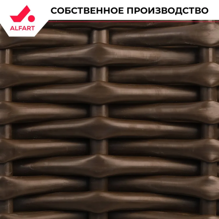 Искусственный ротанг Трубка 10-13 мм темно-коричневый (25 м)