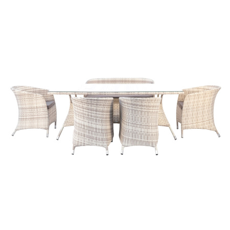 Комплект ВЕРОНА (Кресло 4шт, Диван 2-местный 1шт, Cтол ВЕРОНА 100x200xH76)