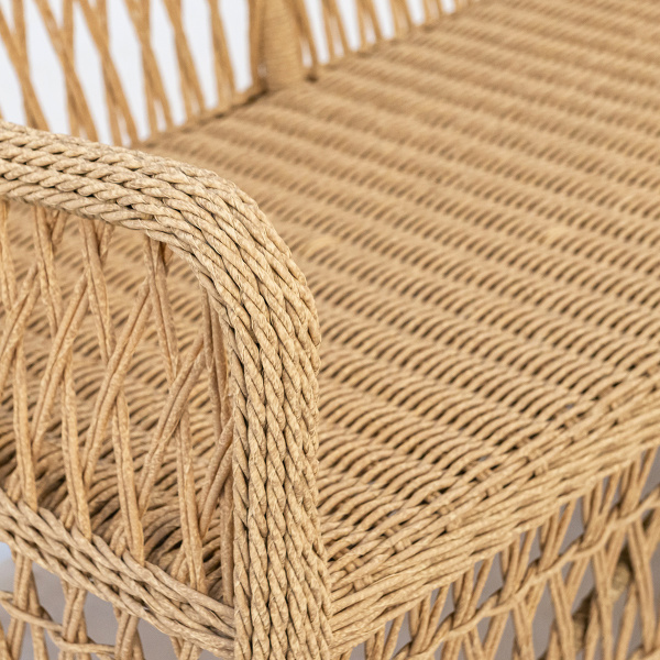 Кресло RIVIERA с комплектом подушек (64х83хН102, Эрба твист грано, Алюминий, Prima айсбери)