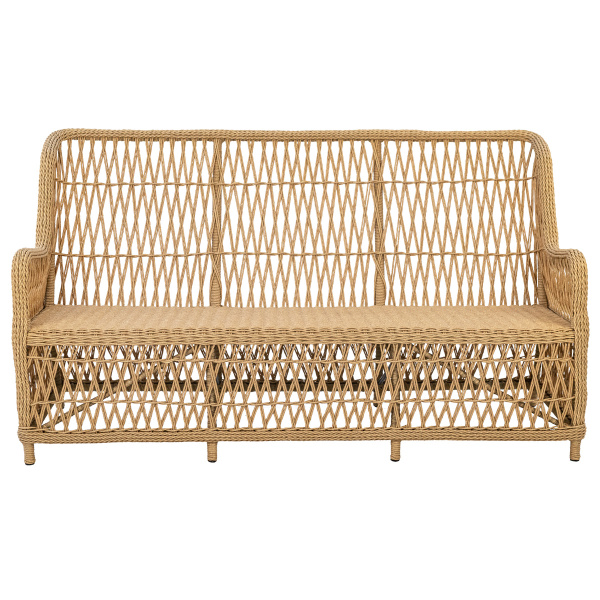 Диван RIVIERA 3-местный с комплектом подушек (180х83хН102, Эрба твист грано, Алюминий, Prima айсбери)