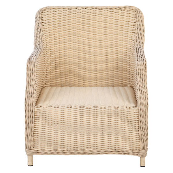 Кресло PARADISE с комплектом подушек (70х82хН83, Трубка 5 мм айвори, Алюминий, Prima айсбери)