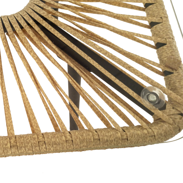 Стол обеденный NUAR квадратный со стеклом