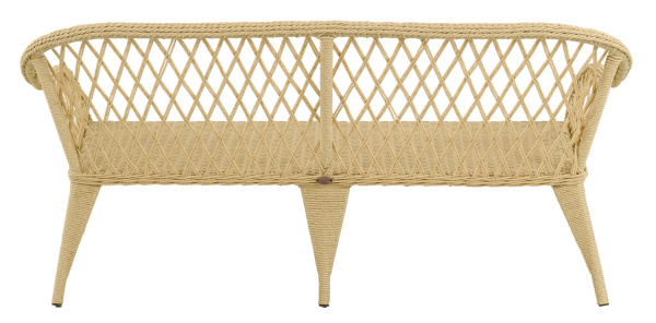 Диван SONATA 3-местный с комплектом подушек (180х80хН85, Эрба твист грано, Алюминий, Prima хамелеон)