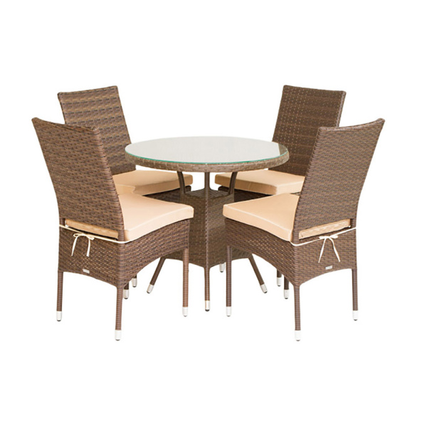 Комплект NANT (Стул 4шт, стол VERONA d80)