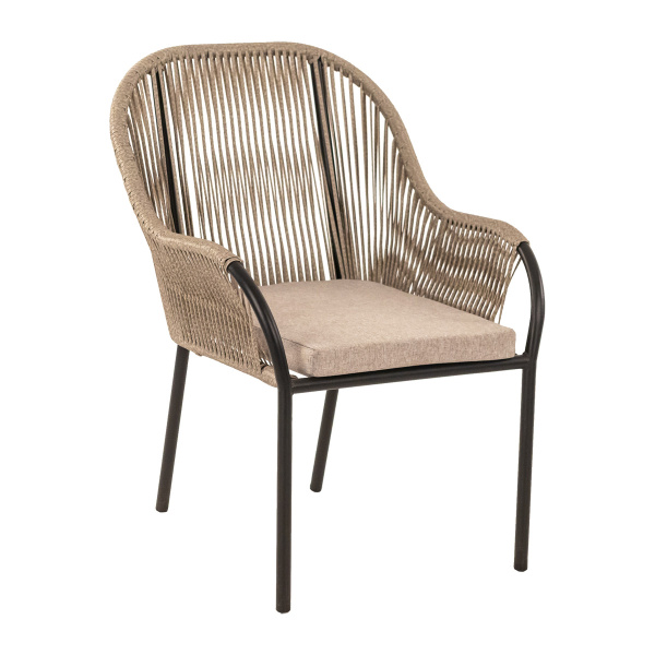 Комплект NUAR обеденный (2 стула, стол обеденный d80хН76)