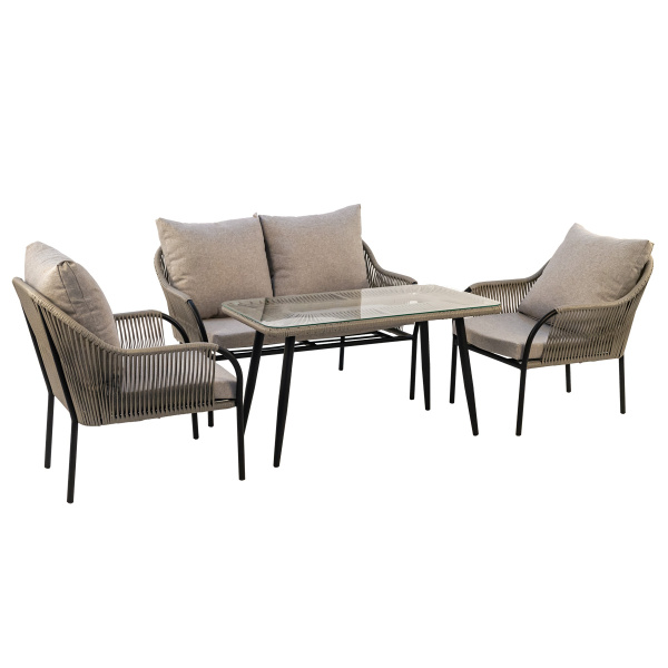 Комплект NUAR (2 кресла, диван 2-местный, стол кофейный)