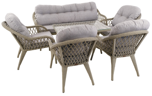 Комплект SONATA лаунж (4 кресла, диван 3-местный, стол кофейный) 