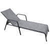 Шезлонг NEAPOL (сталь, текстилен) без матраса