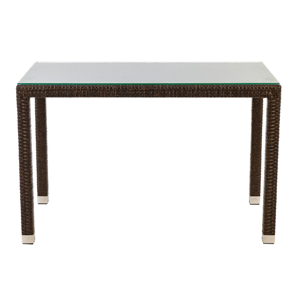 Стол TURIN прямоугольный (разборный) со стеклом