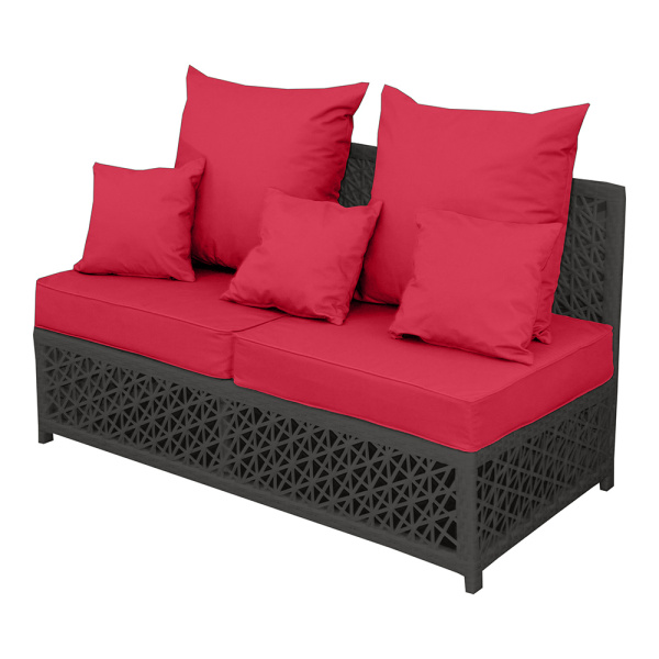 Диван VEIL 2-местн. прямой с комплектом подушек