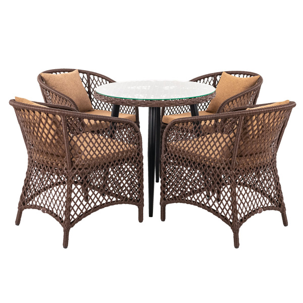 CAU005 Комплект AURA 4+1(d80) (сталь) коричневый