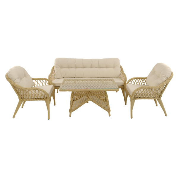 Комплект SONATA лаунж (2 кресла, диван 3-местный, стол кофейный) 