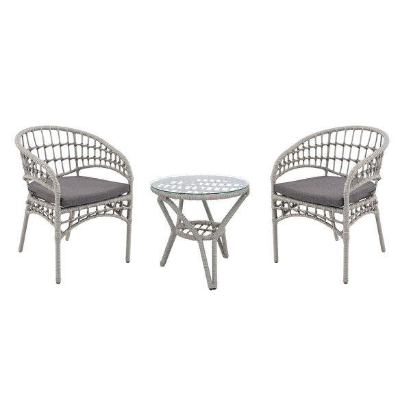 Комплект AURA lite tubo (2 кресла, стол кофейный) 